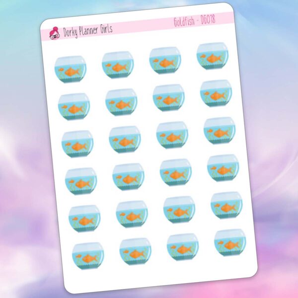 Goldfish Planner Stickers