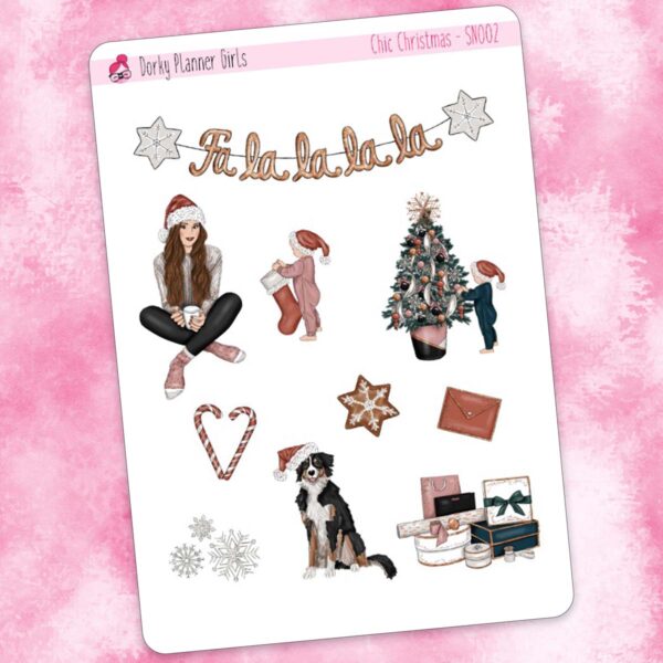 Chic Christmas Deco Stickers