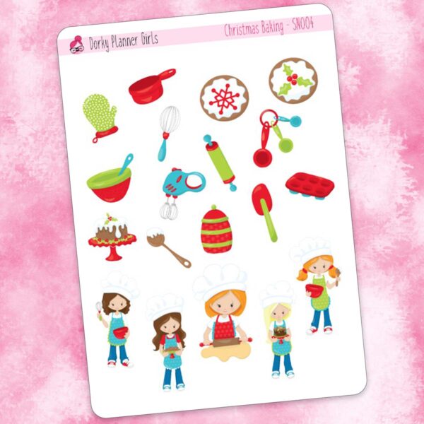 Christmas Baking Planner Stickers