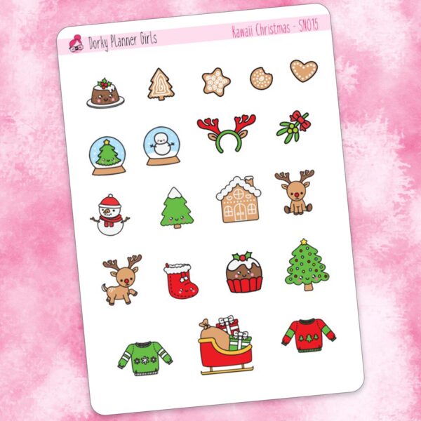 Kawaii Christmas Stickers