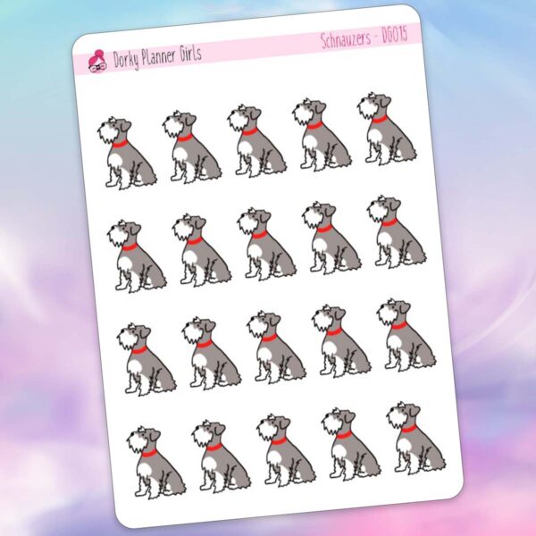 Schnauzer Dog Stickers