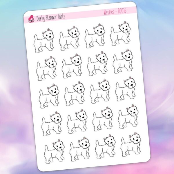 Westie Dog Stickers