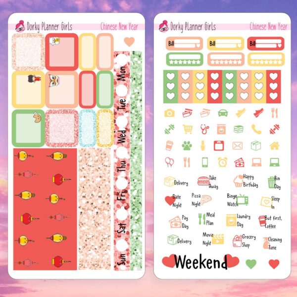 Chinese New Year Hobonichi Weeks Kit