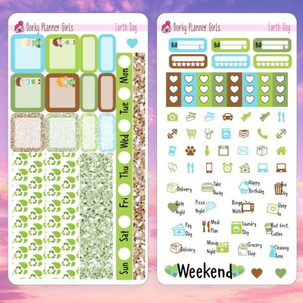 Earth Day Hobonichi Weeks Kits