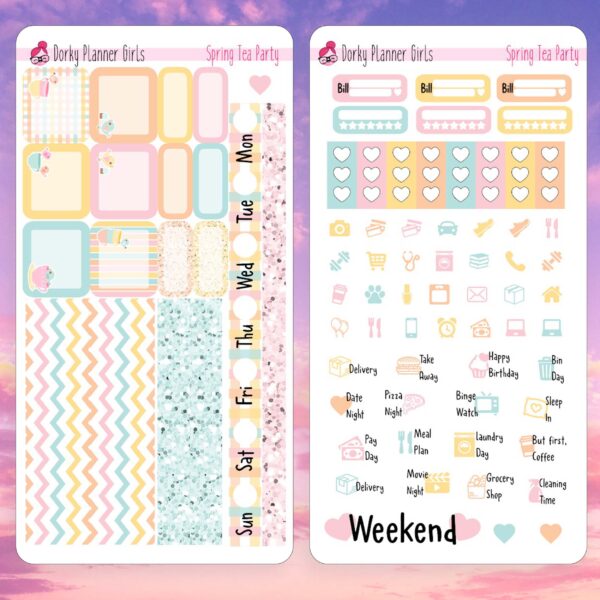 Spring Tea Party Hobonichi Weeks Kits