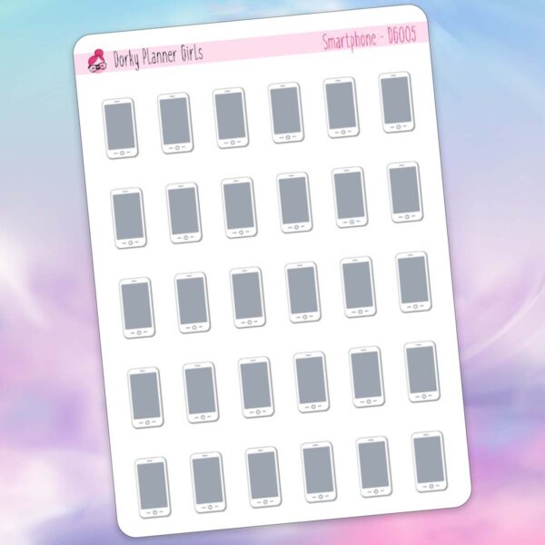 Smart Phone Planner Stickers