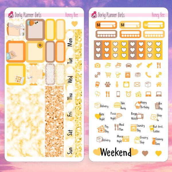 Honey Bee Hobonichi Weeks Kit