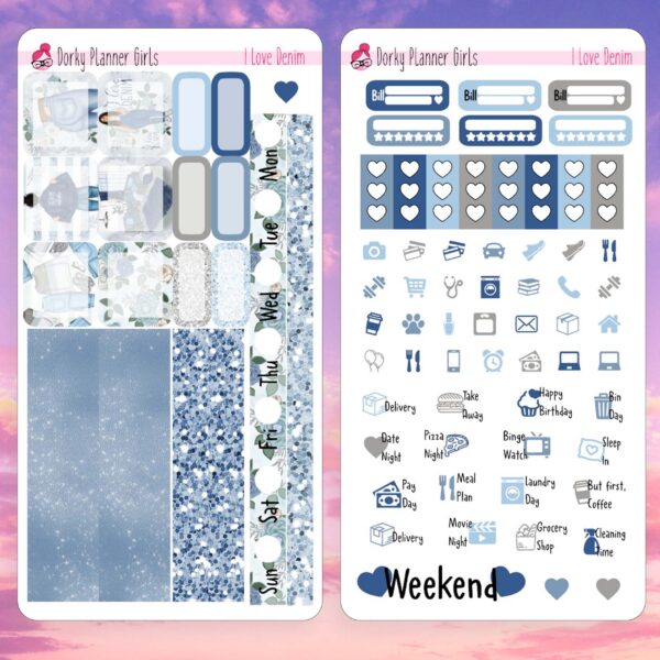 I love Denim Hobonichi Weeks Kit