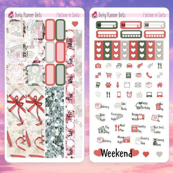 I believe in Santa Hobonichi Weeks Kit