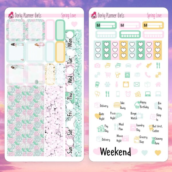 Spring Love Hobonichi Weeks Kit