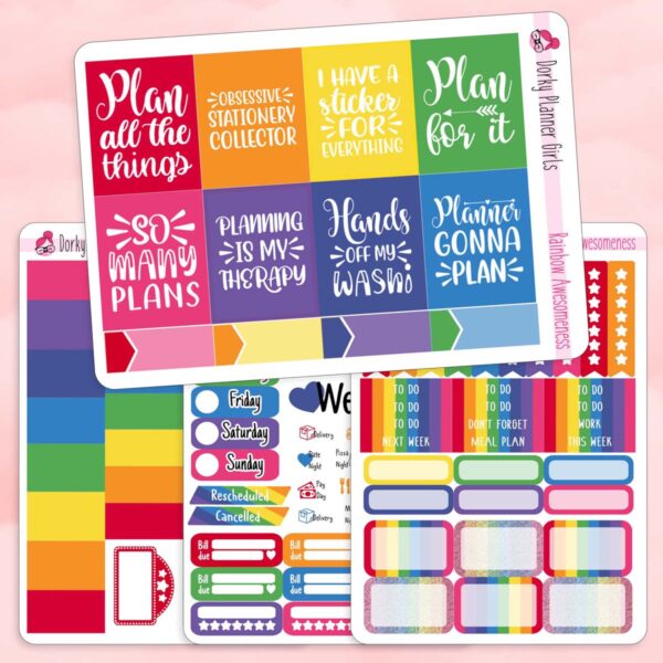 Rainbow Awesomeness Weekly Kit