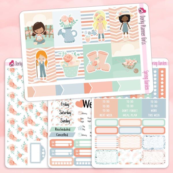 Spring Garden Hobonichi Weeks Kit