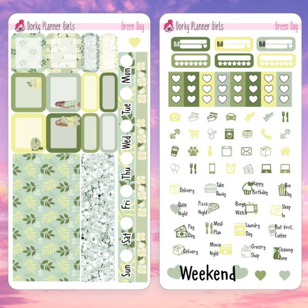 Green Day Hobonichi Weeks Kit