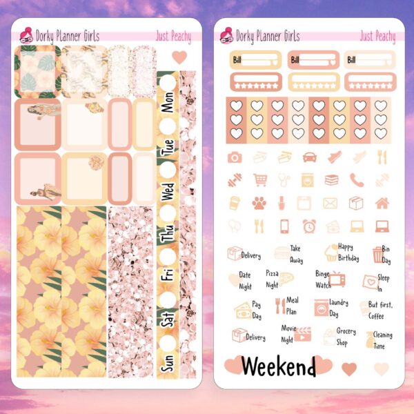 Just Peachy Hobonichi Weeks Kit