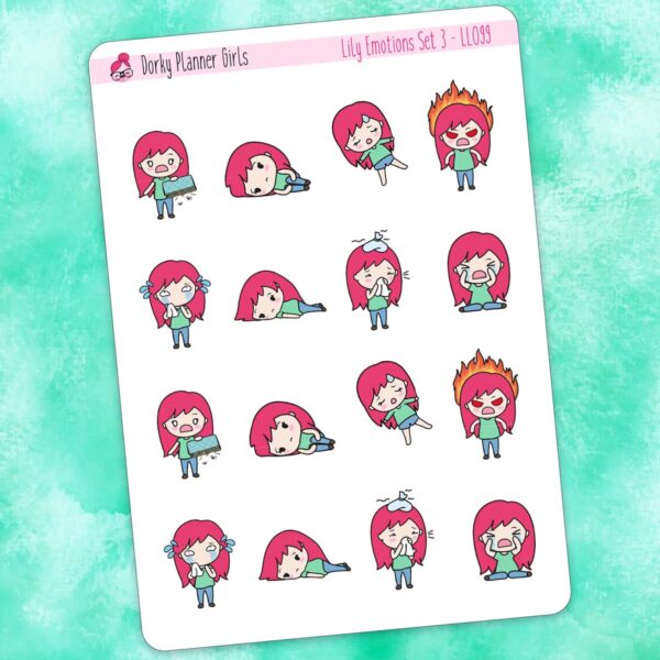 Lily Emotions Set 3