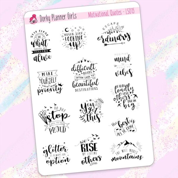 Motivational Quotes Stickers