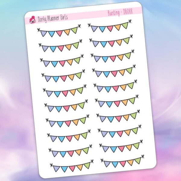 Bunting Planner Stickers