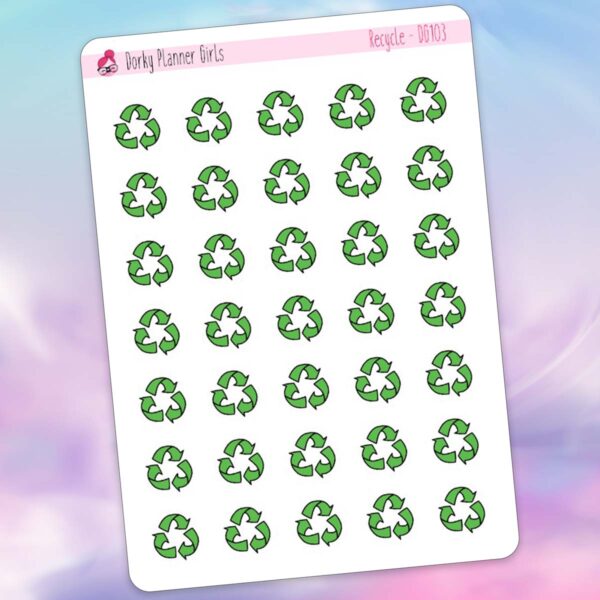 Recycle Planner Stickers