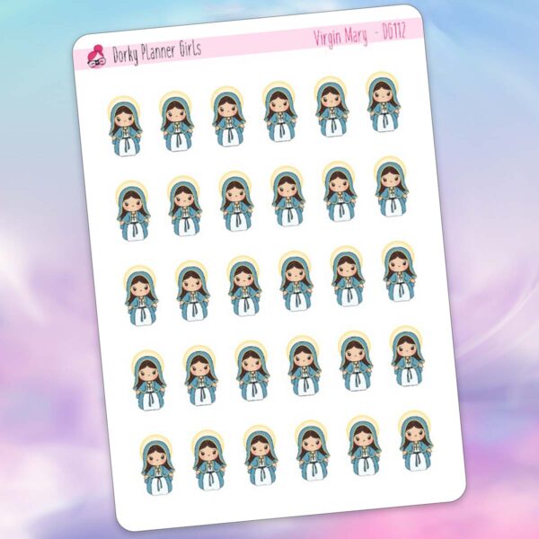 Virgin Mary Planner Stickers