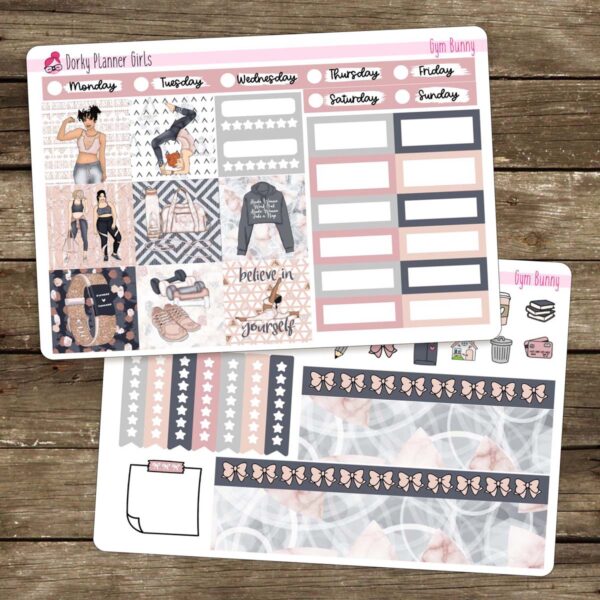 Gym Bunny Hobonichi Cousin Kit