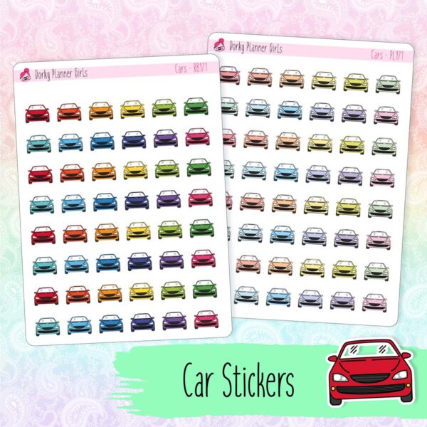 Car Planner Stickers