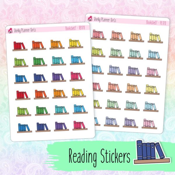 Bookshelf Planner Stickers