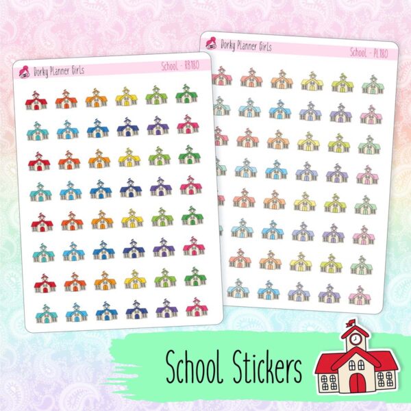 School Planner Stickers