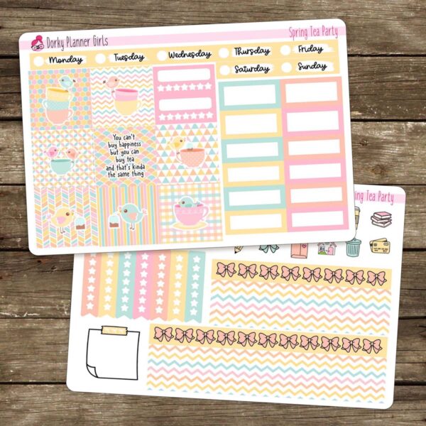 Spring Tea Party Hobonichi Cousin Kit