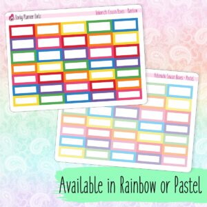 Hobonichi Cousin Boxes Stickers