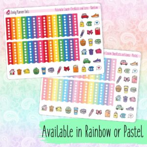 Hobonichi Cousin Checklists and Icons