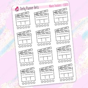 Movies tracker stickers