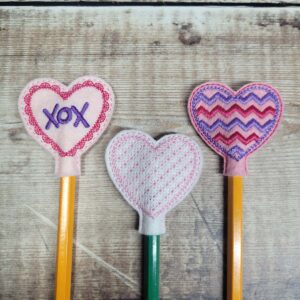 Valentine's Day Pencil Toppers