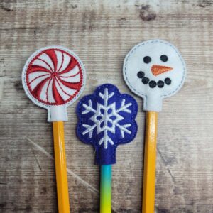 Winter Pencil Toppers