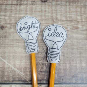 Bright Idea Pencil Toppers
