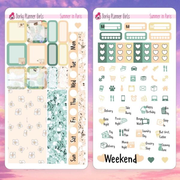 Summer in Paris Hobonichi Weeks Kit