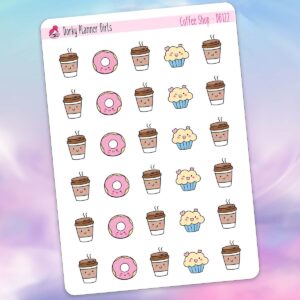 Coffee Shop Planner Stickers