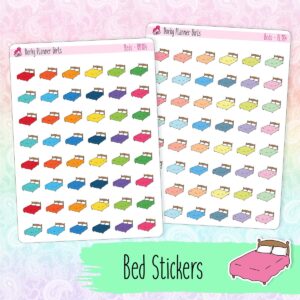 Bed Planner Stickers