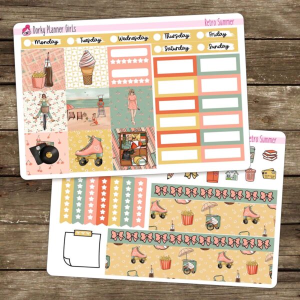 Retro Summer Hobonichi Cousin Kit