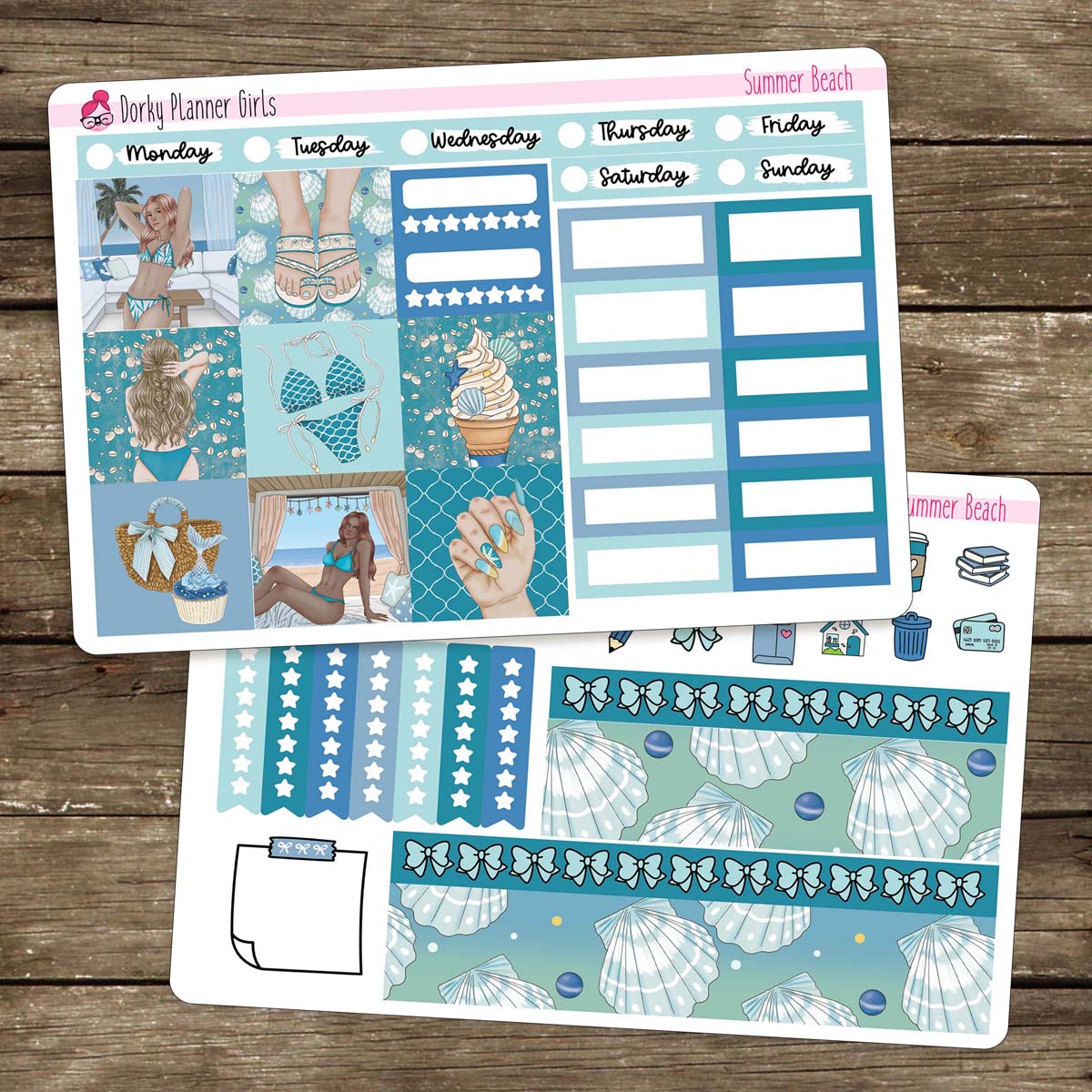 Summer Beach Hobonichi Cousin Kit