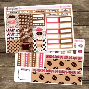 But first, coffee Hobonichi Cousin Kit