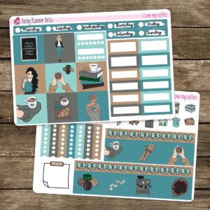 I love my coffee Hobonichi Cousin Kit