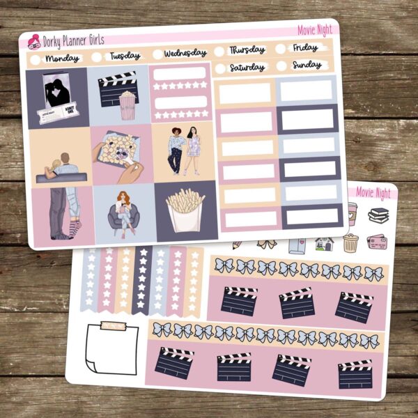 Movie Night Hobonichi Cousin Kit