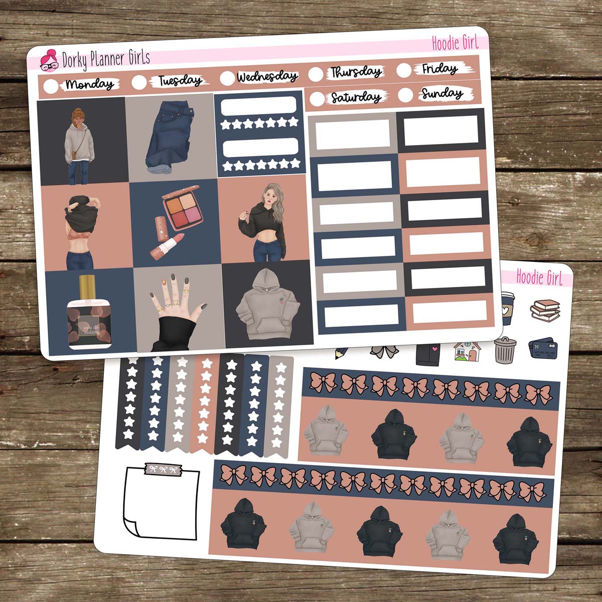 Hoodie Girl Hobonichi Cousin Kit