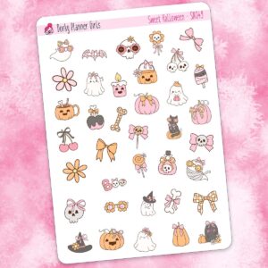 Sweet Halloween Planner Stickers