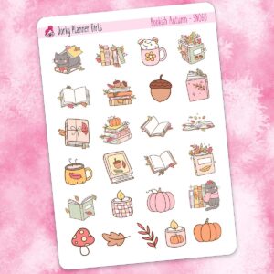 Bookish Autumn Planner Stickers