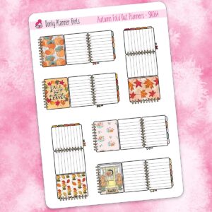 Autumn Fold-Out Planner Stickers