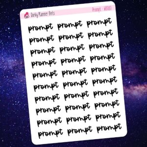 Prompt Script Stickers