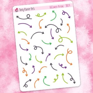 Halloween Arrows Planner Stickers
