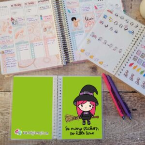 Halloween Lily Reusable Sticker Book